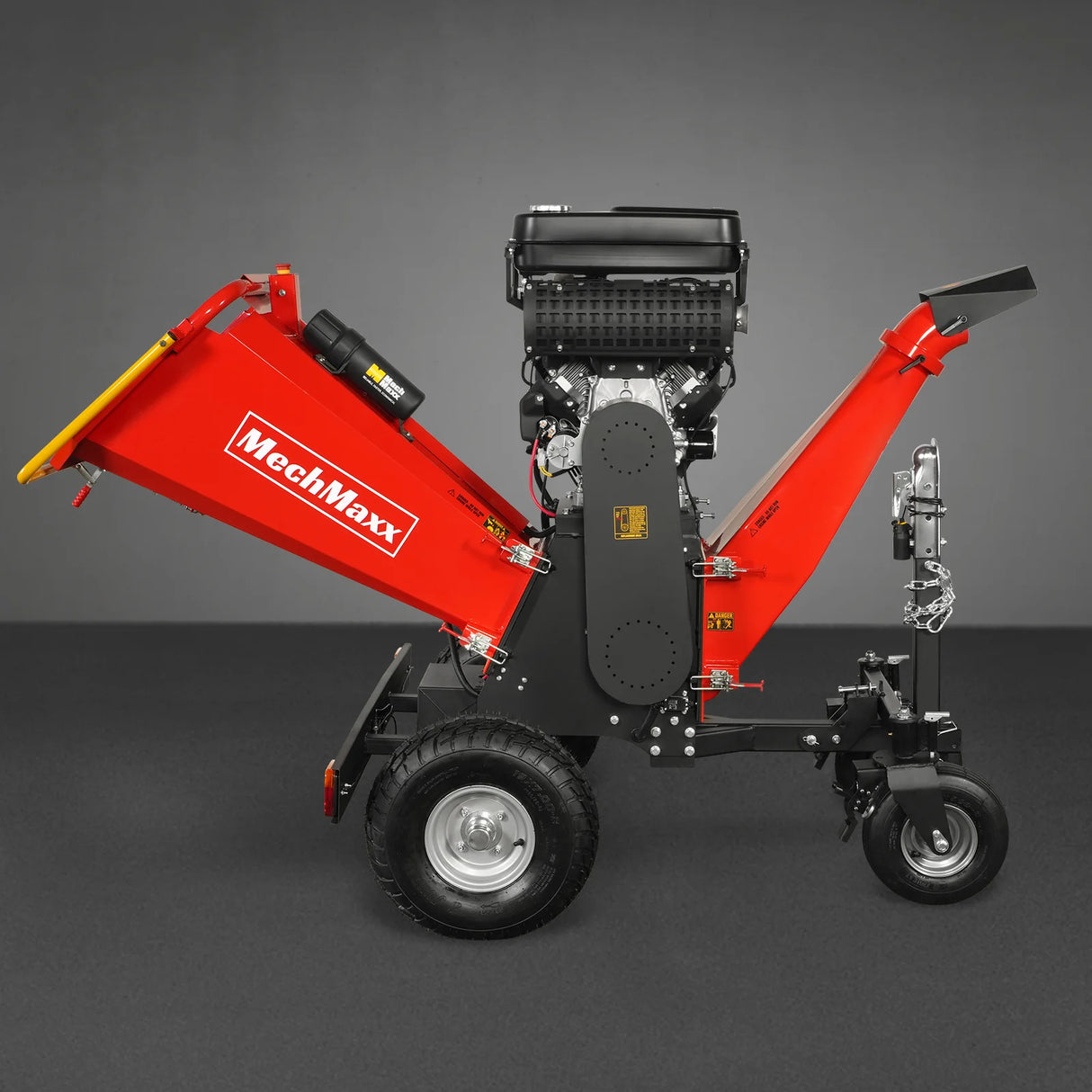 MechMaxx 8 inch ZONSEN E-Start 1000cc 35hp Gas Powered 4 - Wheel Drum Wood Chipper with Taillight ,  B200