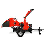 MechMaxx 25hp 750cc Twin Cylinder ZONSEN Petrol Engine 7" Hydraulic Feeding Wood Chipper,  DCH7