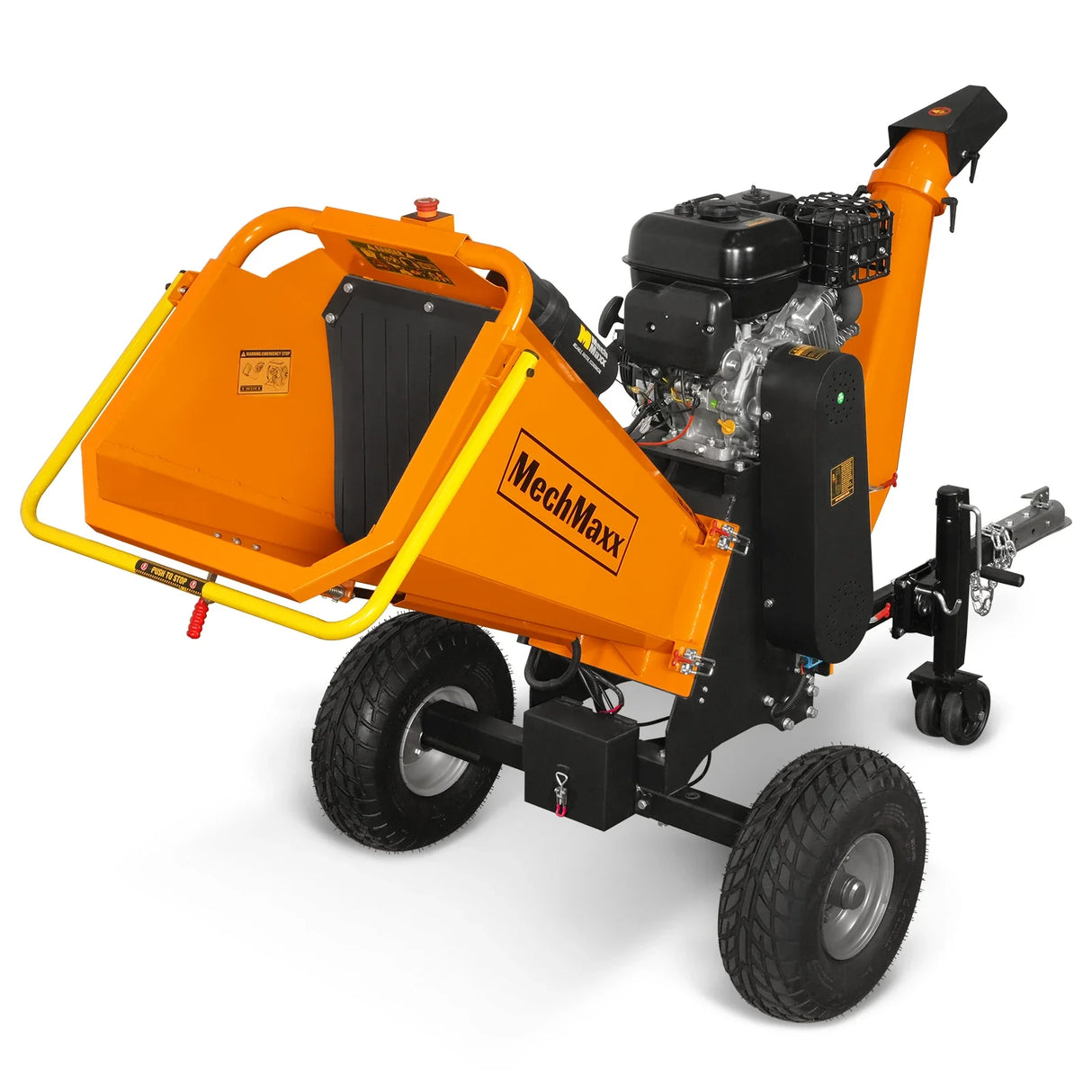 MechMaxx 6 inch E-start ZONSEN 420cc 13.4hp Gasoline Engine Powered Drum Wood Chipper ,  P4206