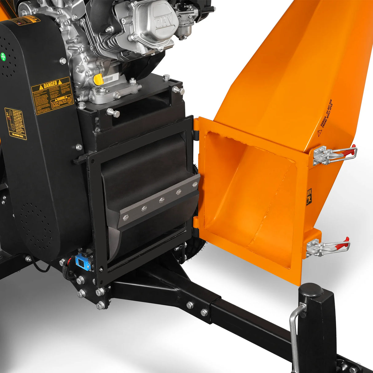MechMaxx 6 inch E-start ZONSEN 420cc 13.4hp Gasoline Engine Powered Drum Wood Chipper ,  P4206