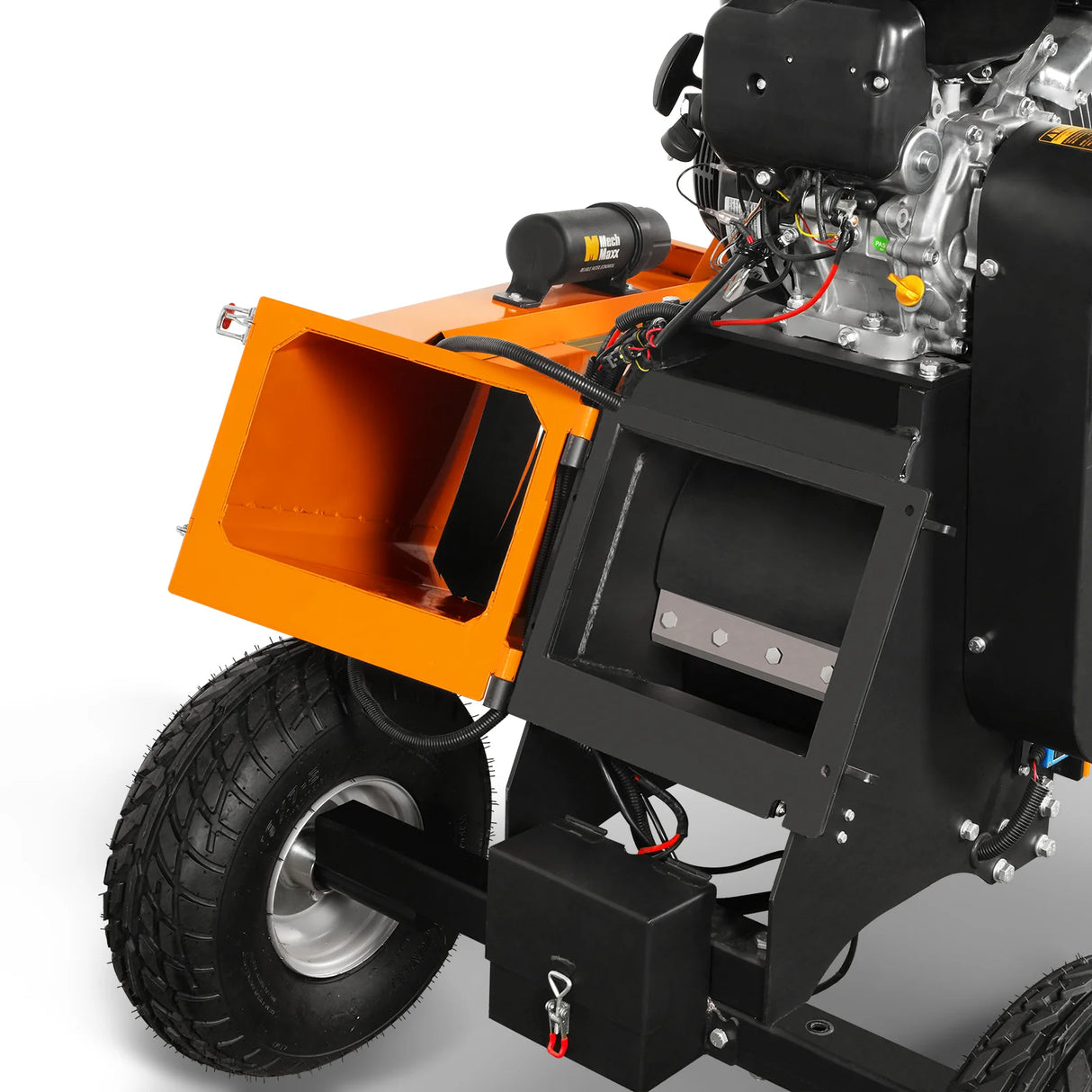 MechMaxx 6 inch E-start ZONSEN 420cc 13.4hp Gasoline Engine Powered Drum Wood Chipper ,  P4206