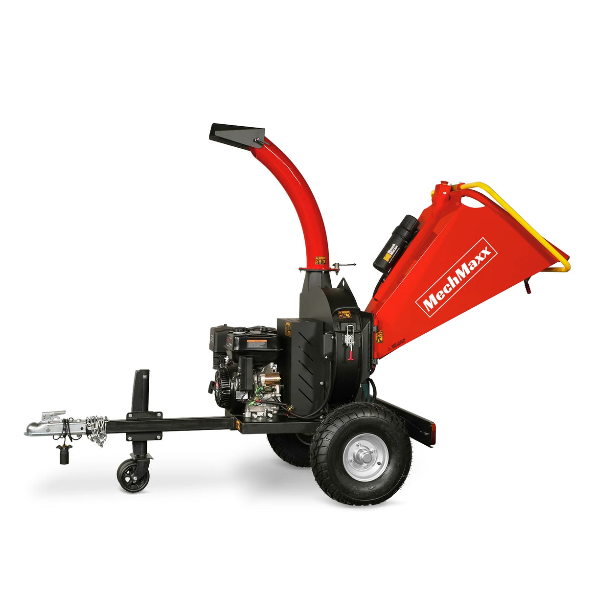 MechMaxx 5 inch E-start DUCAR 420cc 15hp Gasoline Engine Powered Disc Wood Chipper with Taillight ,  P4205