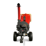 MechMaxx 5 inch E-start DUCAR 420cc 15hp Gasoline Engine Powered Disc Wood Chipper with Taillight ,  P4205