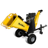 MechMaxx 6 inch E-start B&S VANGUARD 408cc 14hp Gasoline Engine Powered Drum Wood Chipper,   P4206