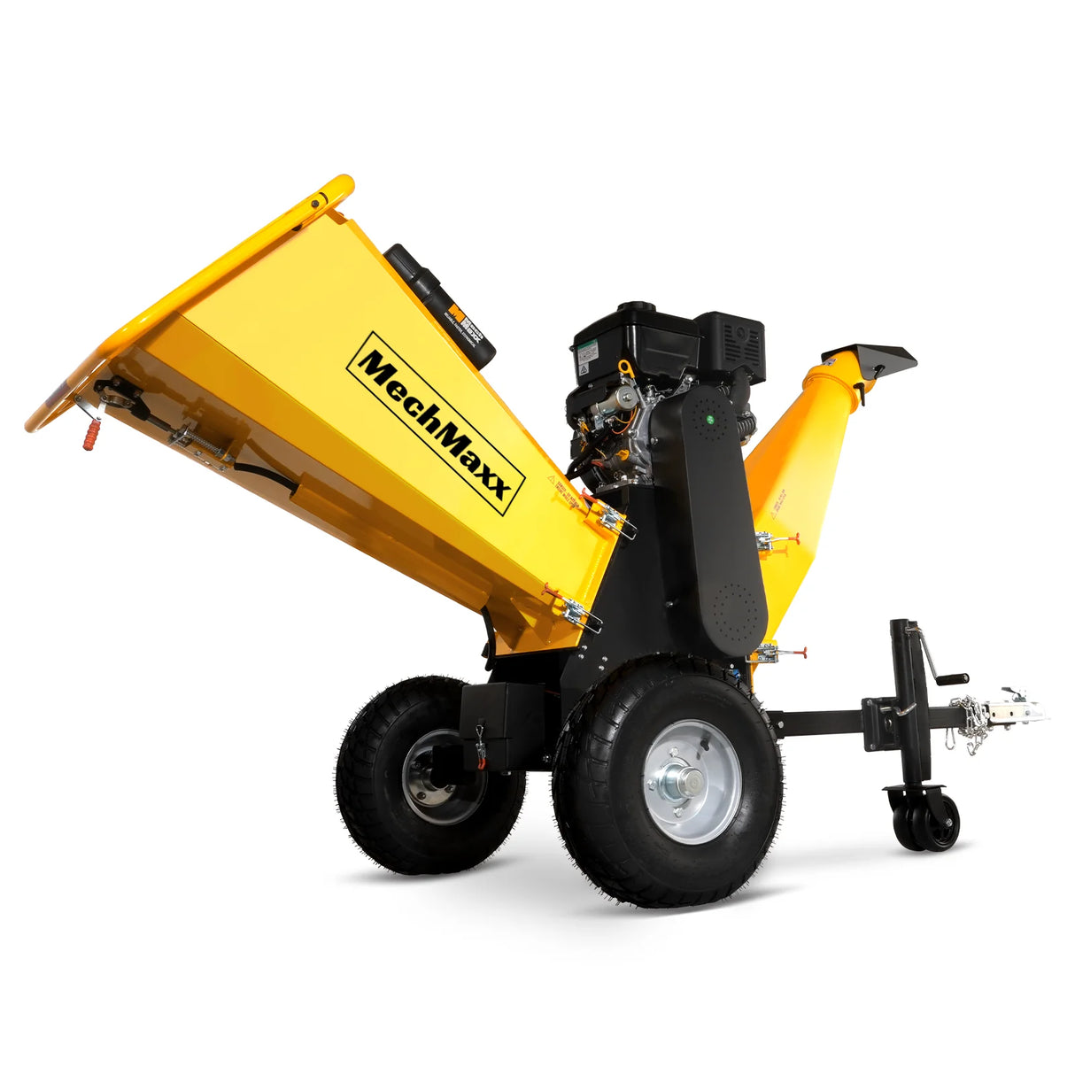 MechMaxx 6 inch E-start B&S VANGUARD 408cc 14hp Gasoline Engine Powered Drum Wood Chipper,   P4206