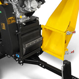 MechMaxx 6 inch E-start ZONSEN 459cc 15hp Gasoline Engine Powered Drum Wood Chipper,  P4206
