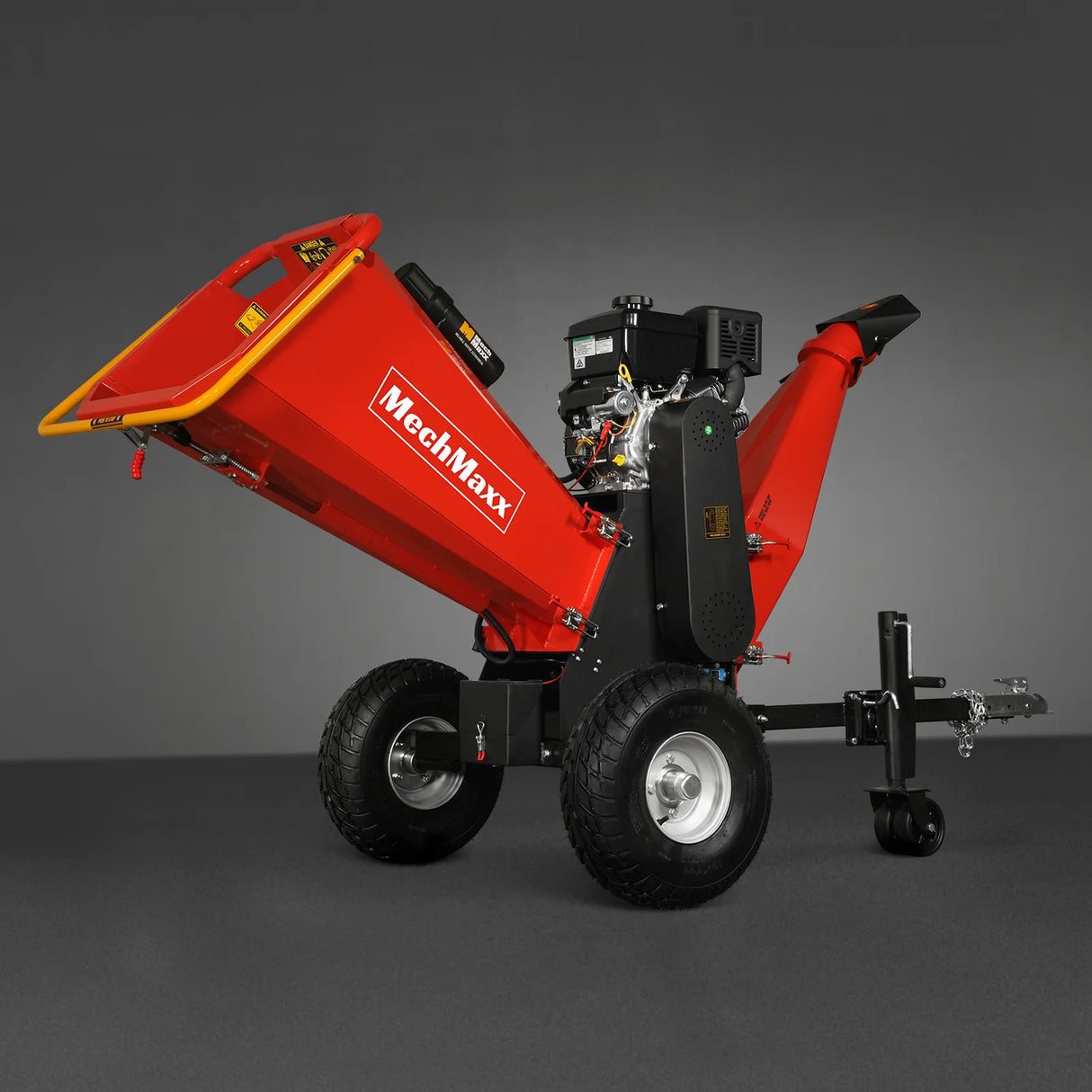 MechMaxx 6 inch E-start B&S VANGUARD 408cc 14hp Gasoline Engine Powered Drum Wood Chipper ,  P4206