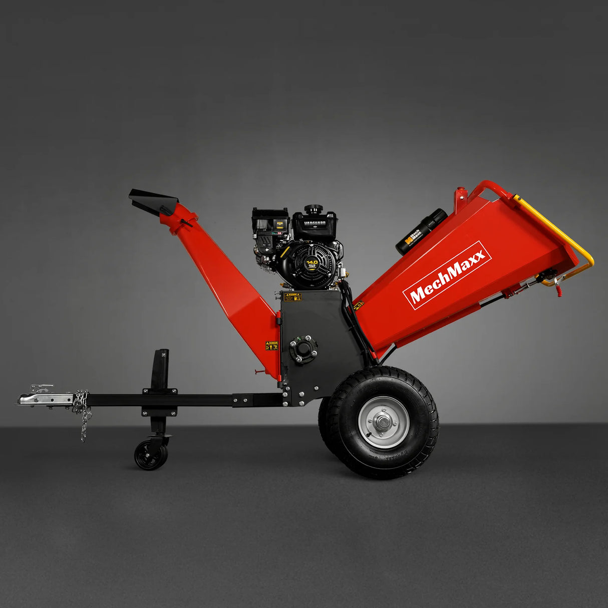 MechMaxx 6 inch E-start B&S VANGUARD 408cc 14hp Gasoline Engine Powered Drum Wood Chipper ,  P4206