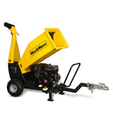 MechMaxx 5 inch E-start DUCAR 420cc 15hp Gasoline Engine Powered Drum Wood Chipper with Towbar ,  PGS1500