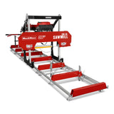 MechMaxx 36" MAX Portable Sawmill, 25HP 750cc ZONSEN V-Twin Engine, 36" Board Width, 20' Track Length, SM-36MAX