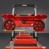 MechMaxx 36" MAX Portable Sawmill, 25HP 750cc ZONSEN V-Twin Engine, 36" Board Width, 20' Track Length, (10 x Blades Included), SM-36MAX