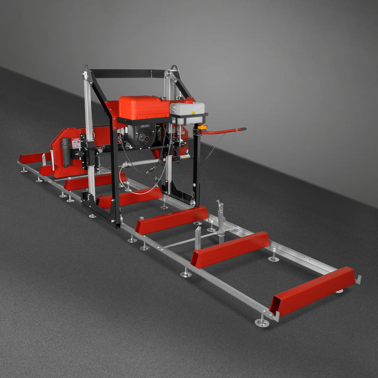 MechMaxx 36" MAX Portable Sawmill, 25HP 750cc ZONSEN V-Twin Engine, 36" Board Width, 20' Track Length, (10 x Blades Included), SM-36MAX