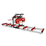 MechMaxx 36" MAX Portable Sawmill, 25HP 750cc ZONSEN V-Twin Engine, 36" Board Width, 20' Track Length, (10 x Blades Included), SM-36MAX